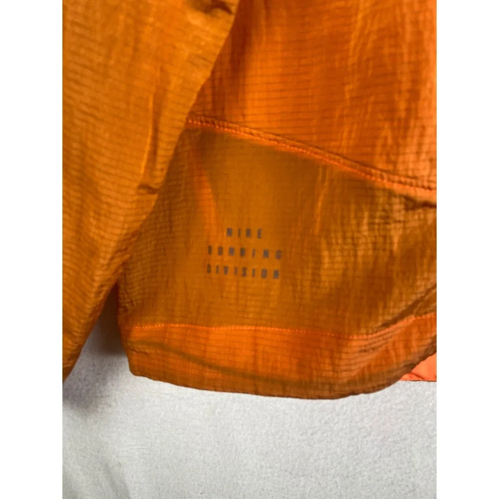 Nike Repel Division Running Jacket L Hooded Water Repellent Orange HJ3522-819